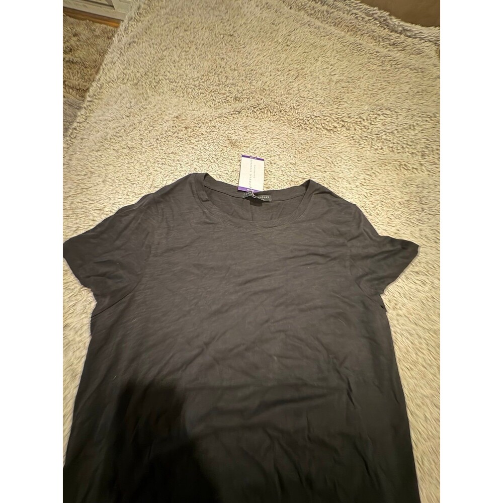 Social Standard by Sanctuary Womens XXL Black NWT Side Knot Slub Knit Tee